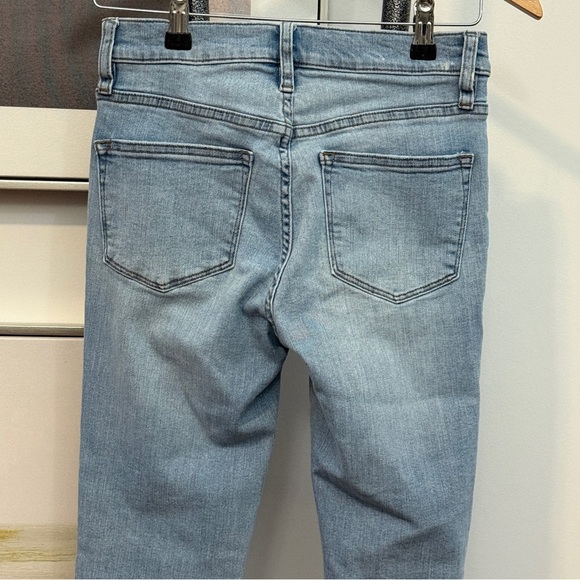 J. Crew Toothpick Lightwash Jeans High Rise Button Fly 26 - Picture 11 of 11